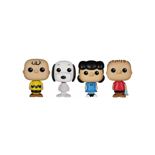 Funko POP! Pocket : Peanuts #4Pack Charlie Brown , Snoopy , Lucy and Linus