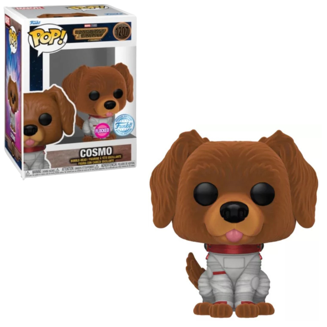 Funko POP ! Guardians Of The Galaxy #1207 Cosmo flocked