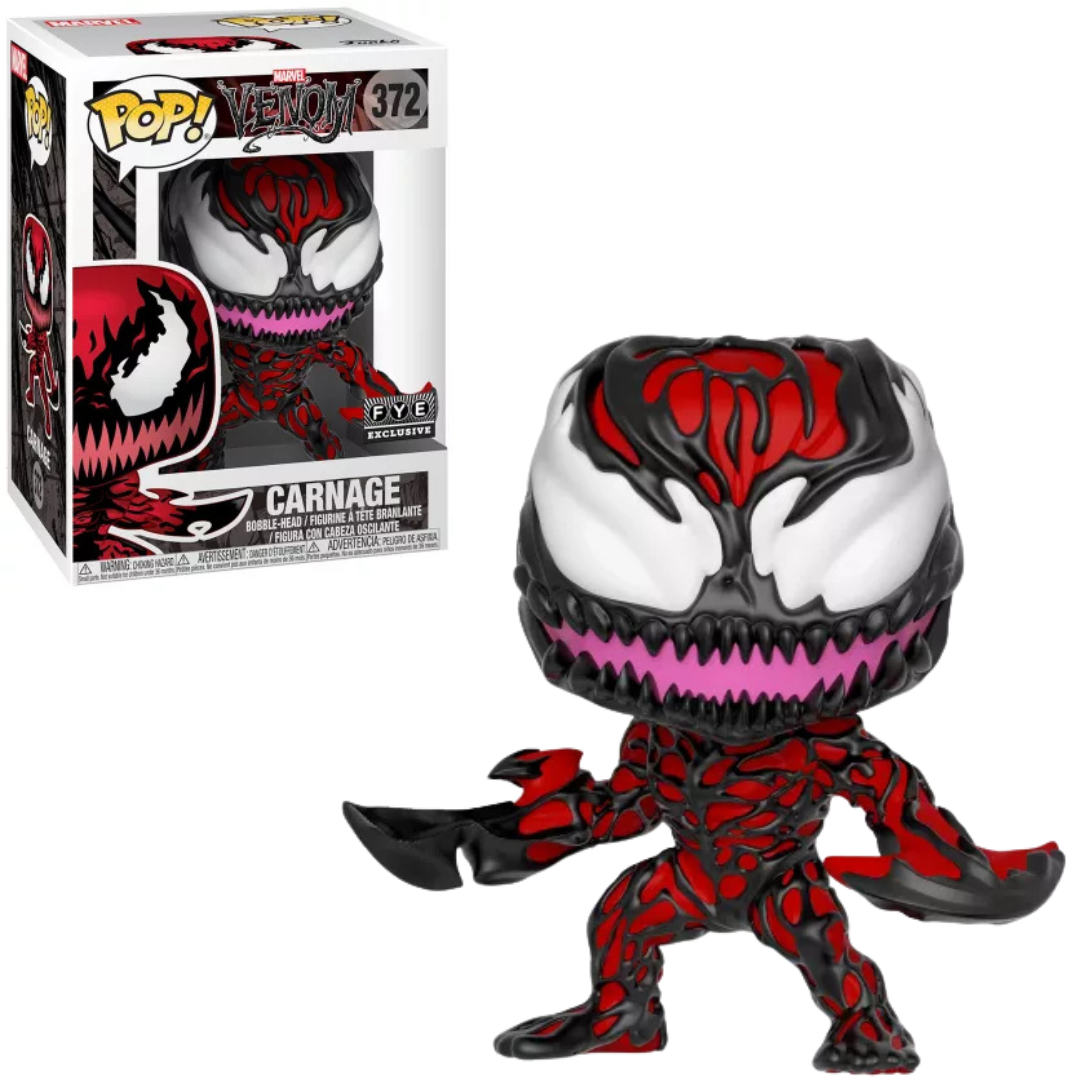Funko POP ! Marvel - Venom #372 Carnage FYE