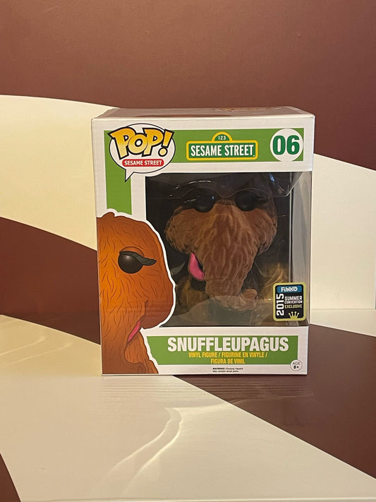 Funko POP ! Sesame Street #06 Snuffleupagus flocked ( Seconde Vie )