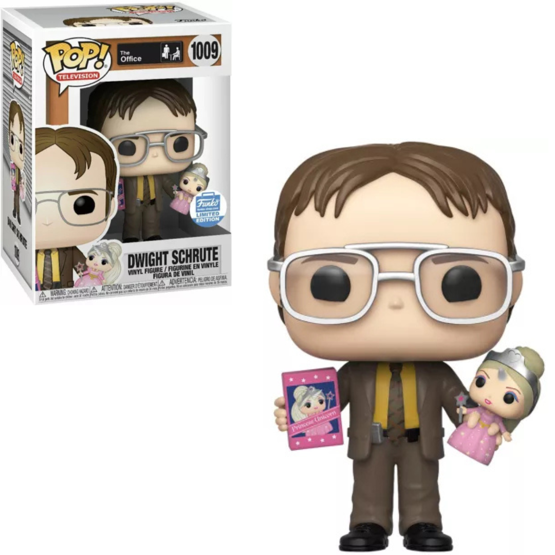 Funko POP ! The Office #1009 Dwight Schrute Holding Doll