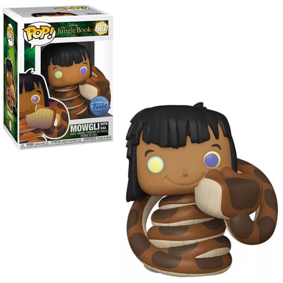 Funko POP! The Jungle Book #987 Mowgli with Kaa