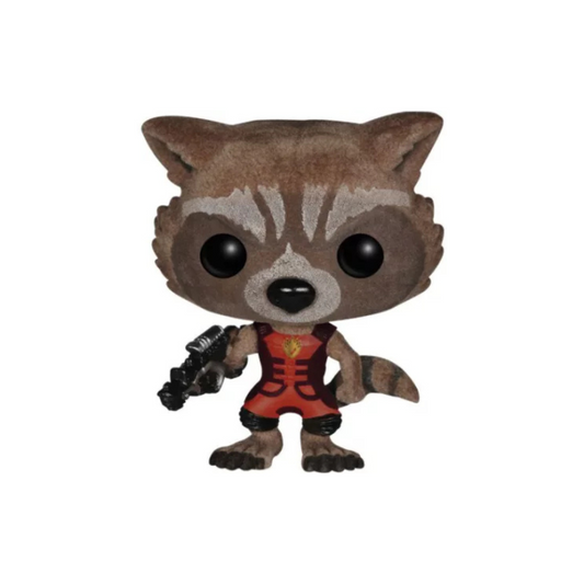 Funko POP ! Guardians Of The Galaxy #48 Rocket Raccoon flocked