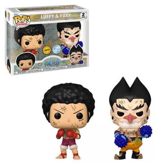 Funko POP ! One Piece #2Pack Luffy and Foxy - Chance of Chase 1/6