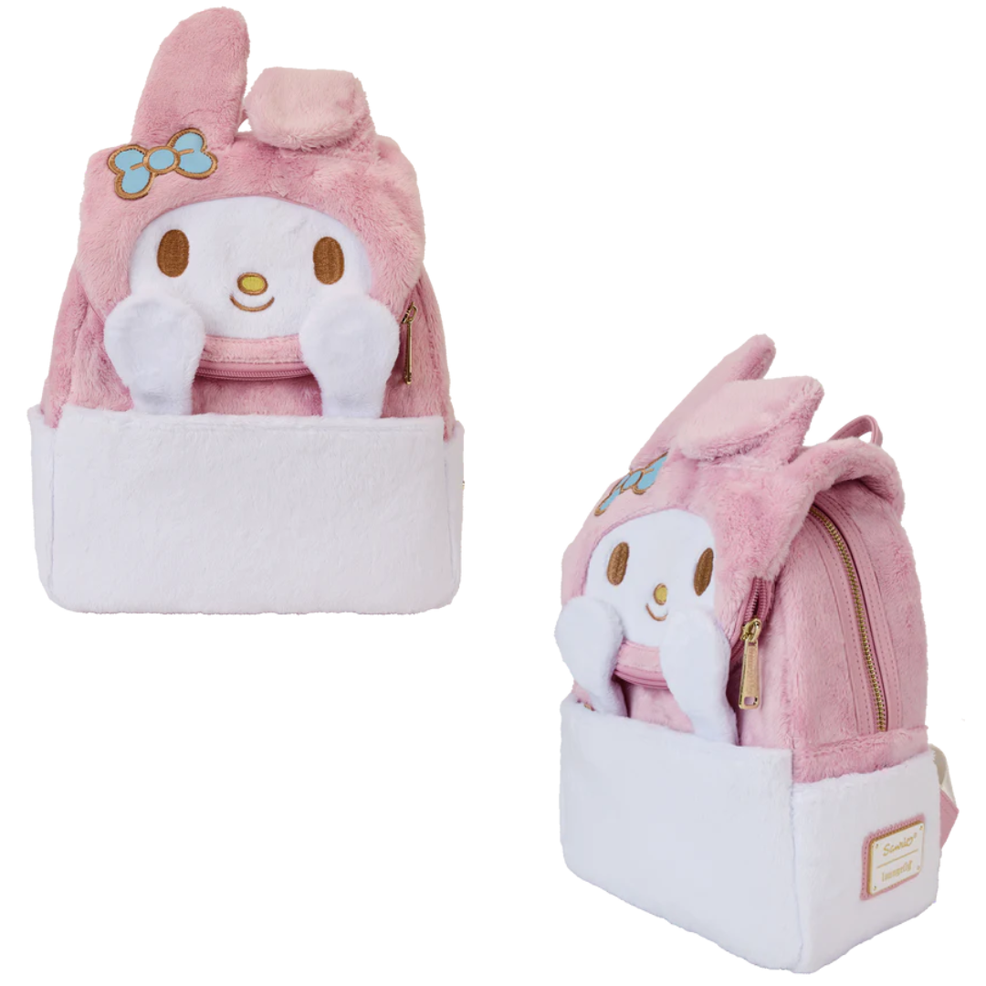Mini Backpack Loungefly : Sanrio - My Melody Plush Pocket