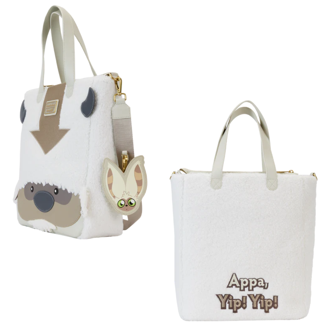 Loungefly Tote Bag : Avatar The Last Air Bender - Appa and Momo