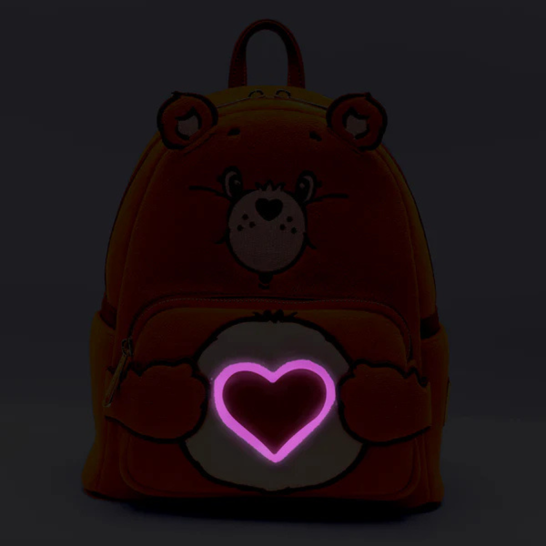 Mini Backpack Loungefly : Care Bears - Tenderheart Bear Glow Cosplay