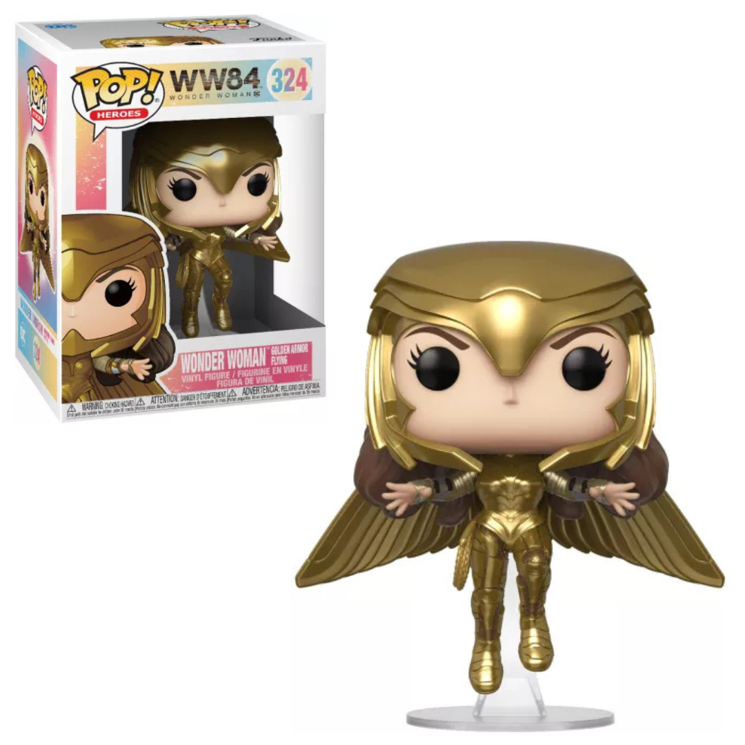 Funko POP ! DC #324 Wonder Woman Golden Armor Flying