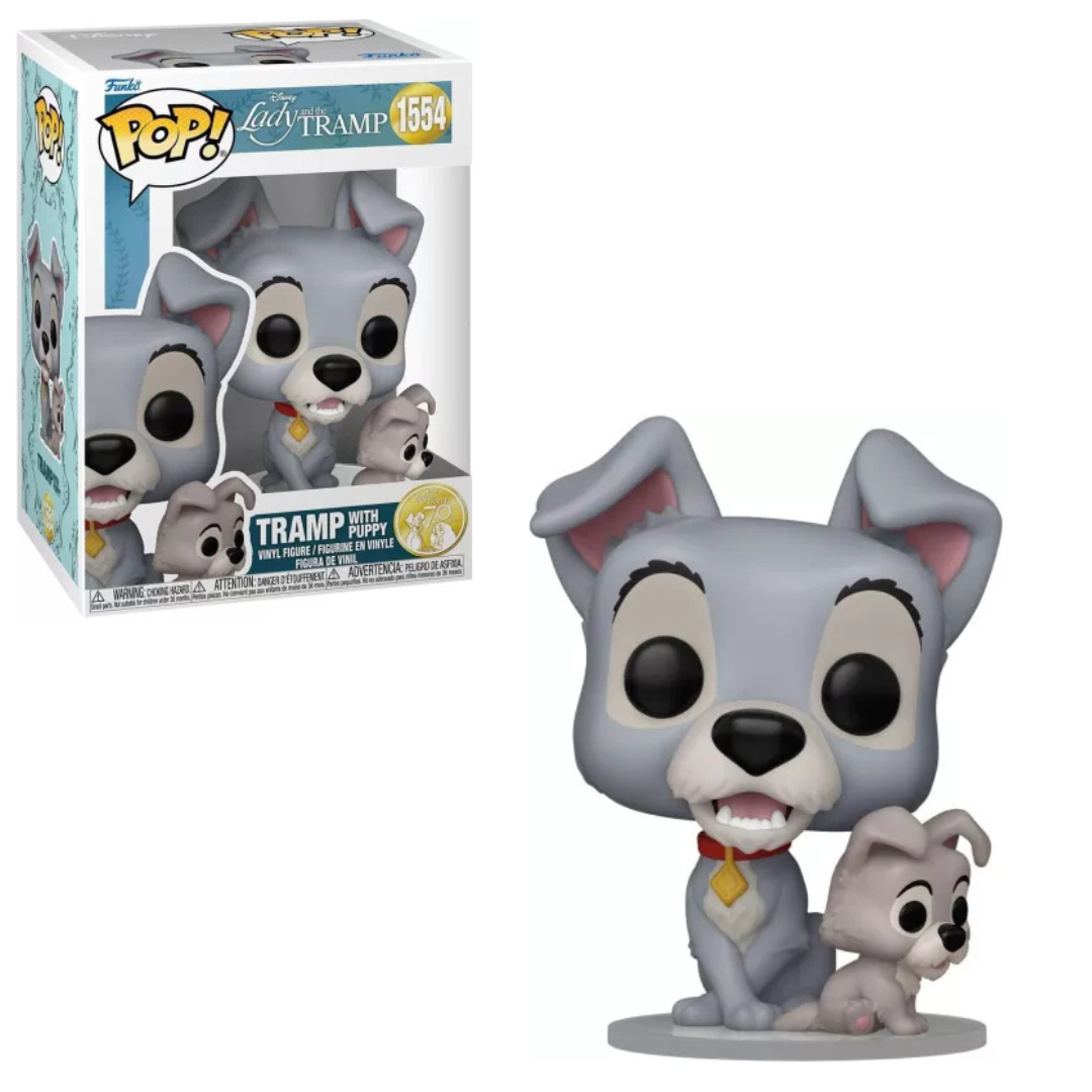 Funko POP! Lady and the Tramp #1554 Tramp with puppy