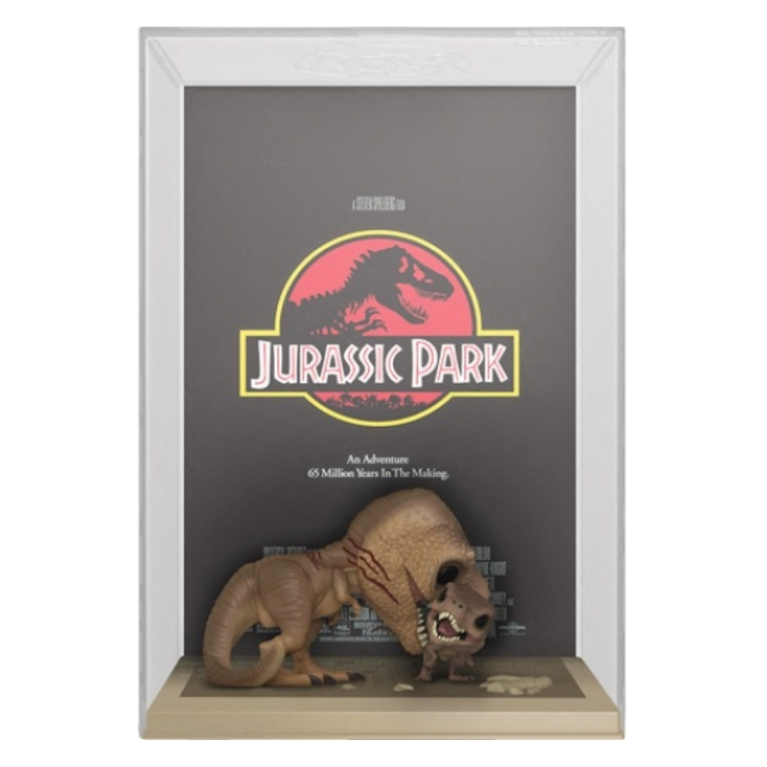 Funko POP! GIANT Poster Jurassic Park #03 Tyrannosaurus Rex et Velociraptor