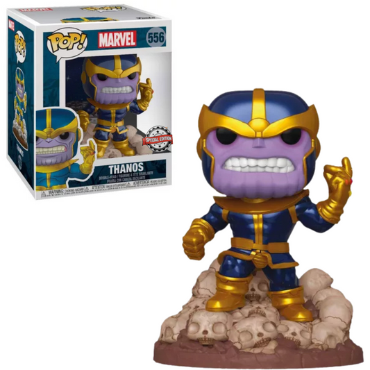 Funko POP ! 6''  Marvel #556 Thanos Snap metallic