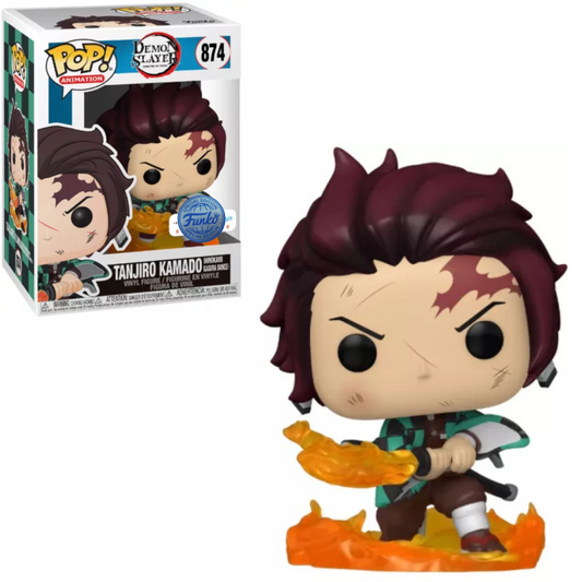 Funko POP ! Demon Slayer #874 Tajiro Kamado with flaming blade