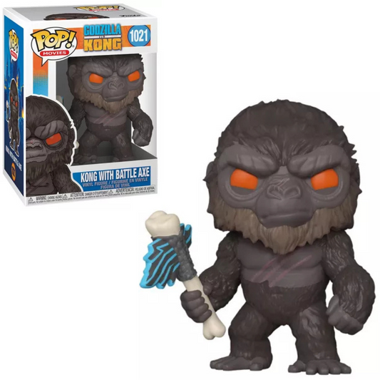 Funko POP !  Godzilla VS Kong #1021 Kong With Battle Axe