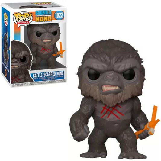 Funko POP !  Godzilla VS Kong #1022 Battle Scarred Kong