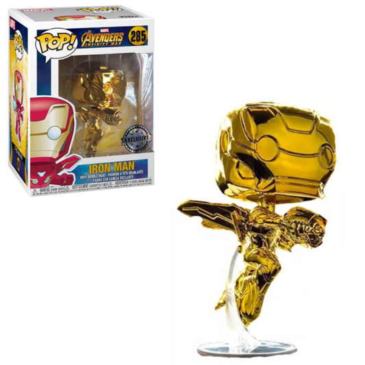 Funko POP! Marvel - Avengers Infinity War #285 Iron Man Chroma Gold
