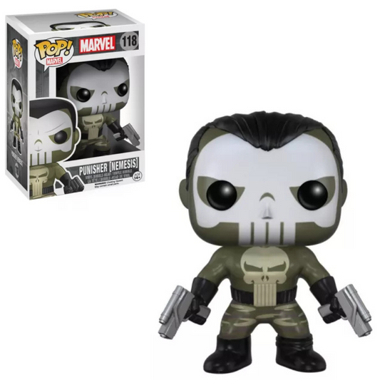 Funko POP ! Marvel - Spider Man #118 Punisher Nemesis