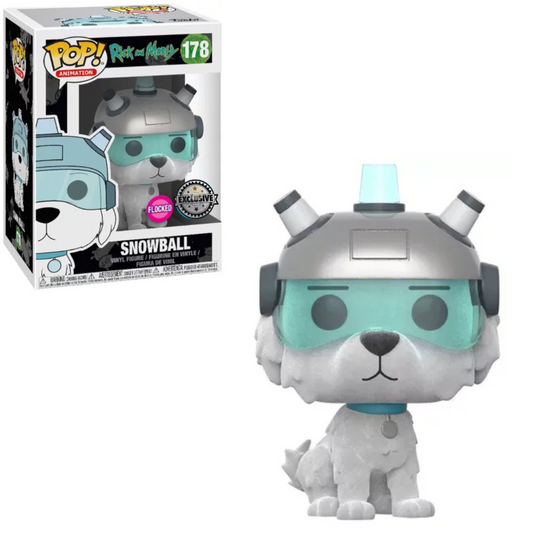 Funko POP ! Rick and Morty #178 Snowball flocked