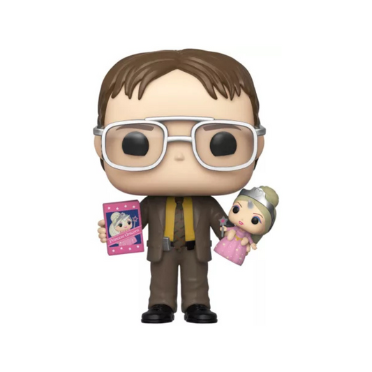 Funko POP ! The Office #1009 Dwight Schrute Holding Doll