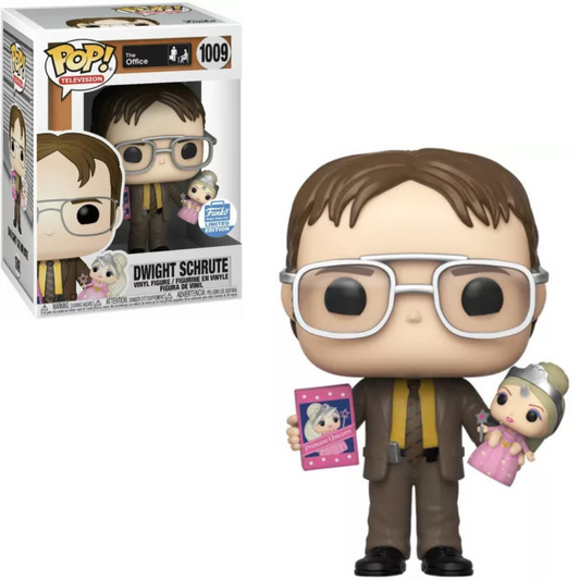 Funko POP ! The Office #1009 Dwight Schrute Holding Doll