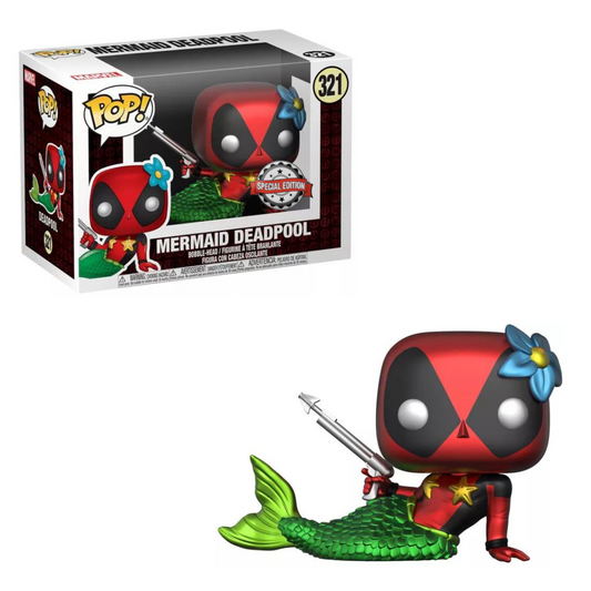 Funko POP! Marvel - Deadpool #321 Mermaid Deadpool (metallic)
