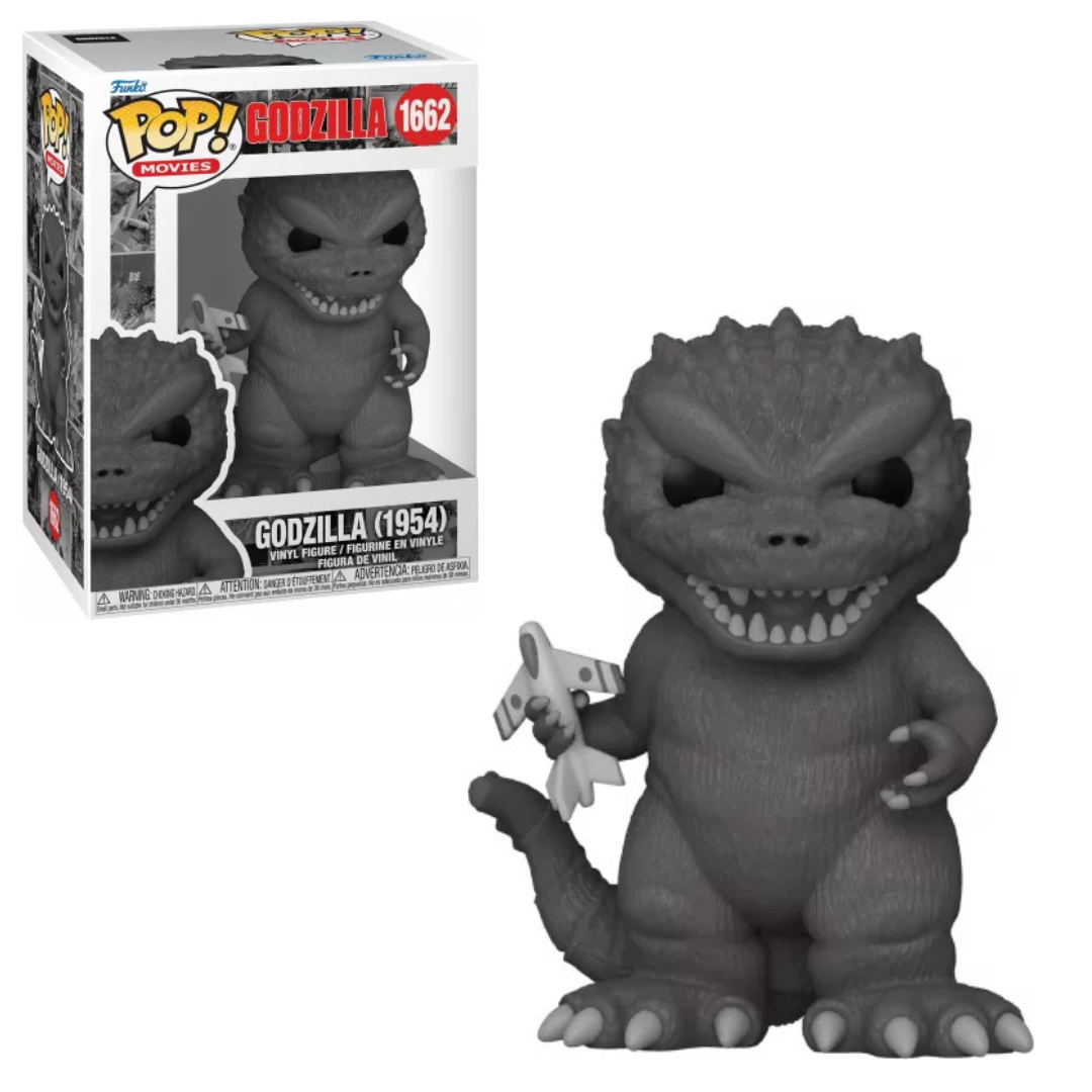 Funko POP ! Godzilla vs Kong #1662 Godzilla 1954 with plane