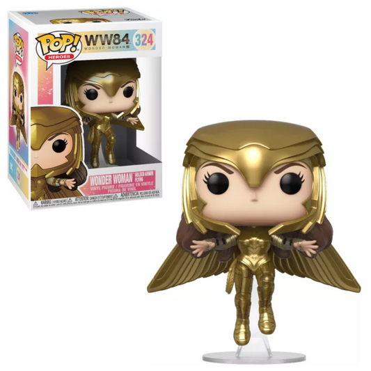 Funko POP! DC #324 Wonder Woman Golden Armor Flying