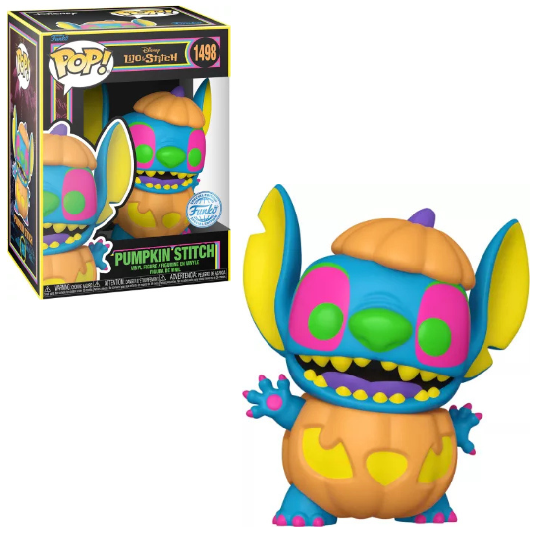 Funko POP ! Disney #1498 Pumpkin Stitch black light