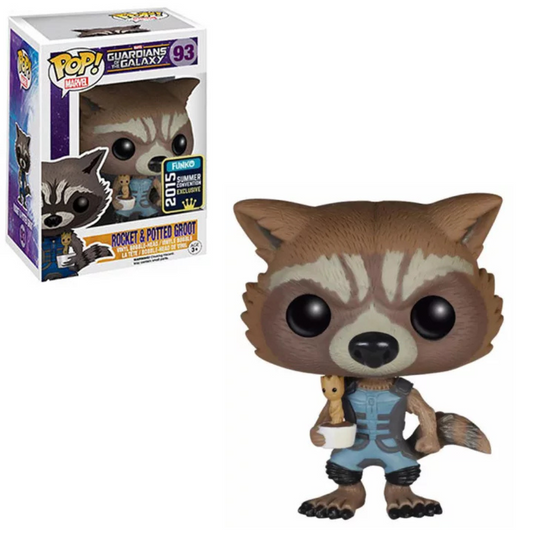 Funko POP! Guardians Of The Galaxy #93 Rocket Raccoon with Baby Groot
