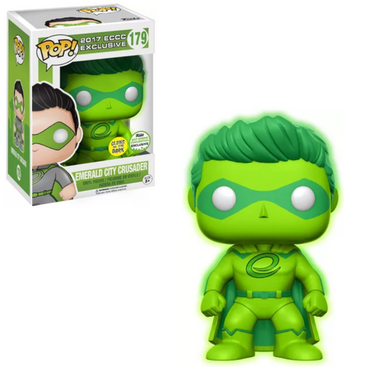 Funko POP! 2017 ECCC Exclusive #179 Emerald City Crusader gitd