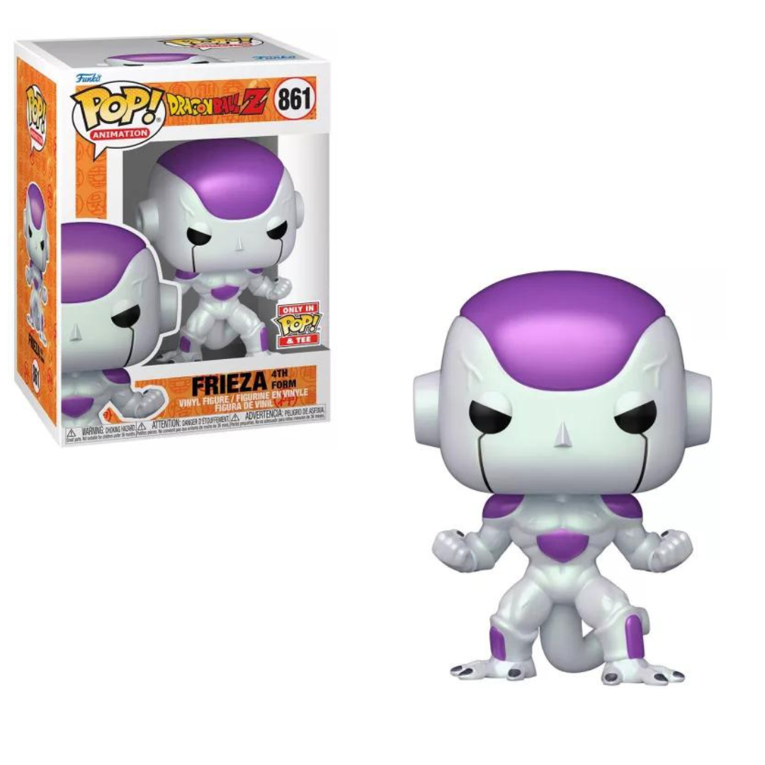 Funko T-POP! Anime - Dragon Ball Z #861 Frieza Final Form Metallic + T-shirt