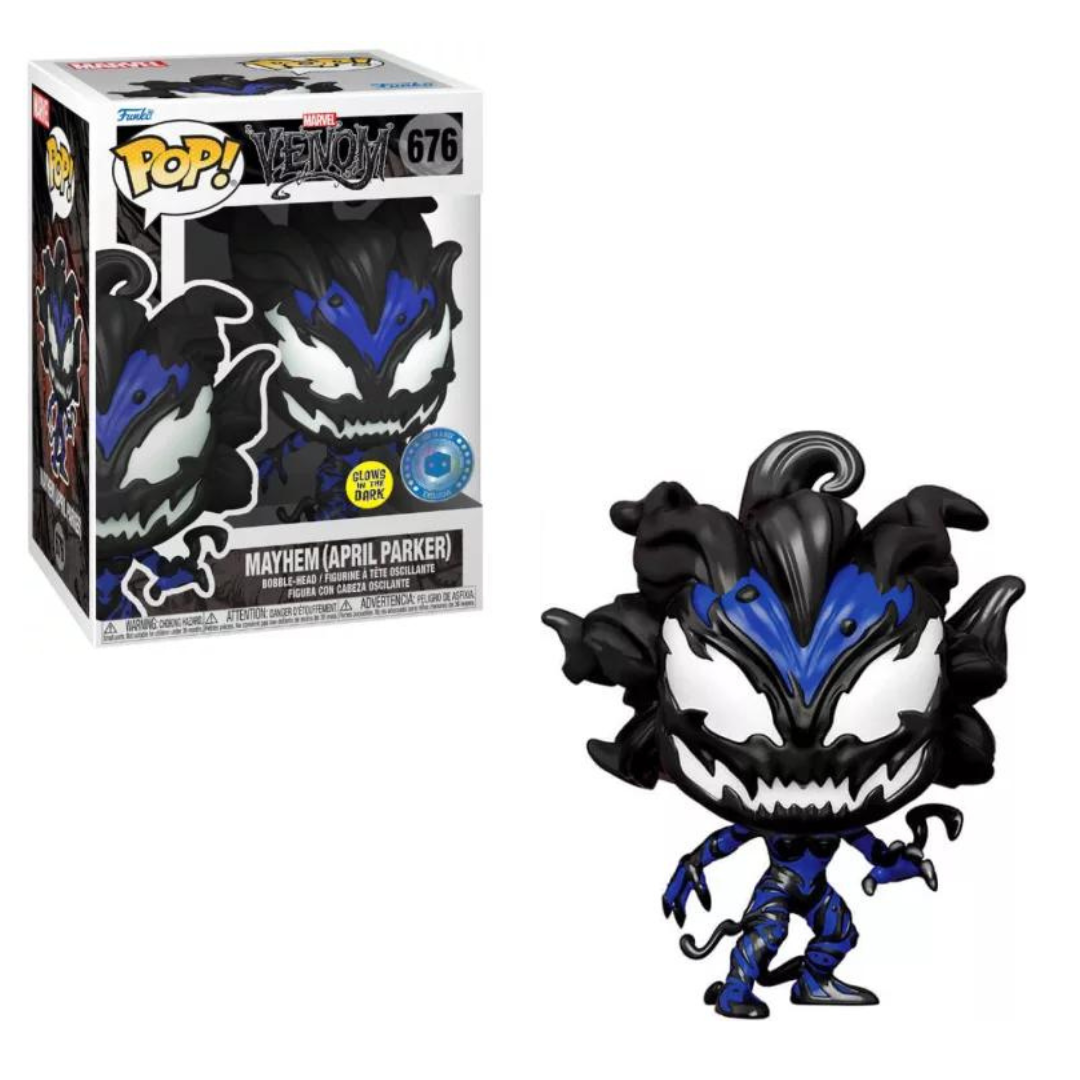 Funko POP! Marvel - Venom #676 Mayhem (April Parker) GITD